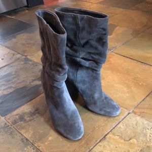 Splendid grey suede booties size 8.5
